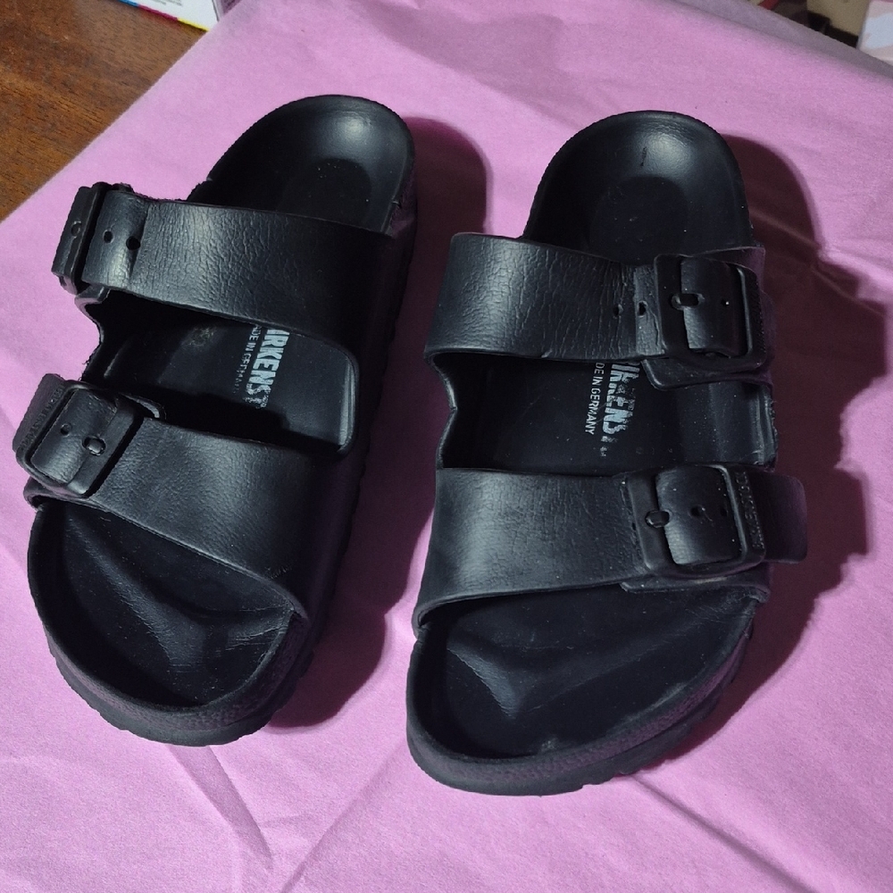 Birkenstock Black Double-Strap Sandals